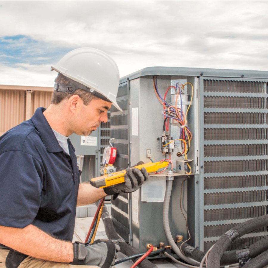 Chatham HVAC Pros HVAC technician servicing a system